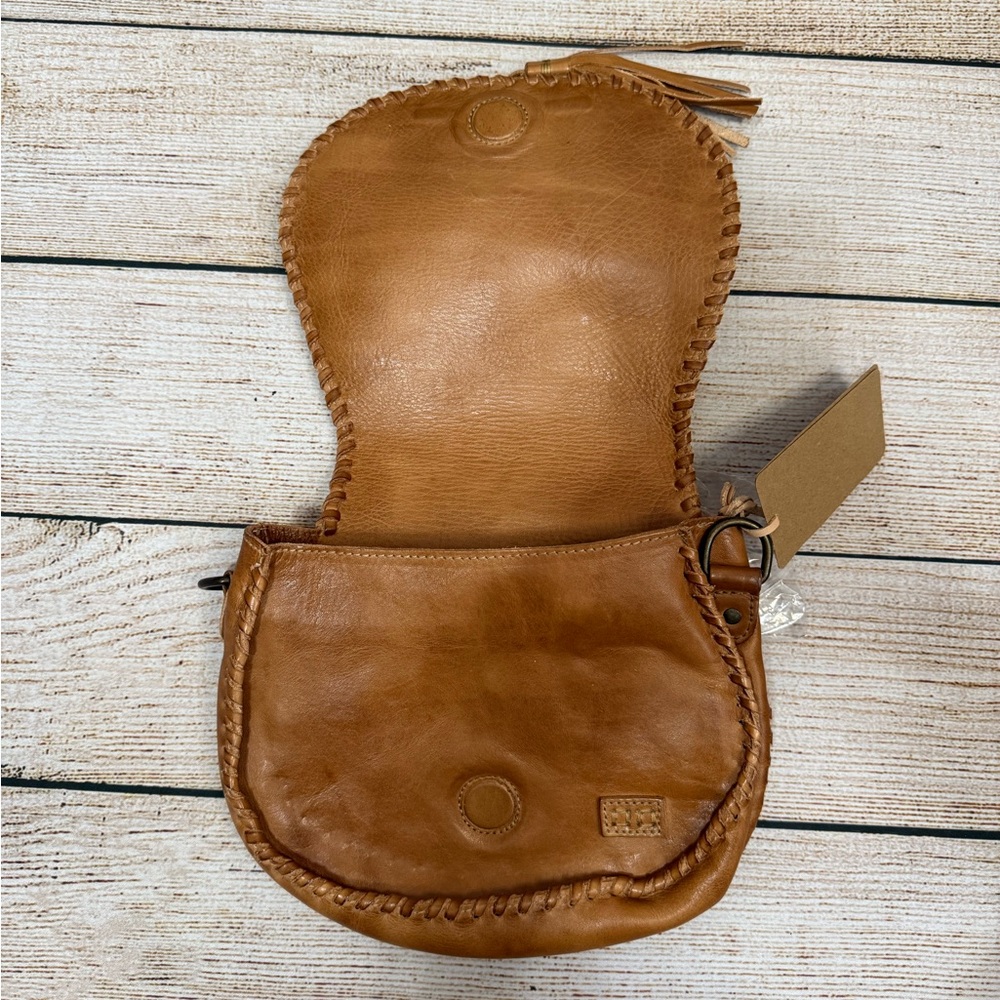 Bed|Stu Half Moon Crossbody Bag. NWT Tan Rustic. MSRP $245 - Picture 3 of 5